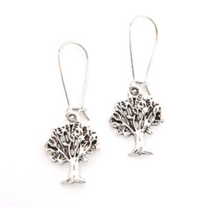 Silver fig tree earrings from Nest of Pambula