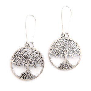Tree of Life earrings in silver from Nest of Pambula