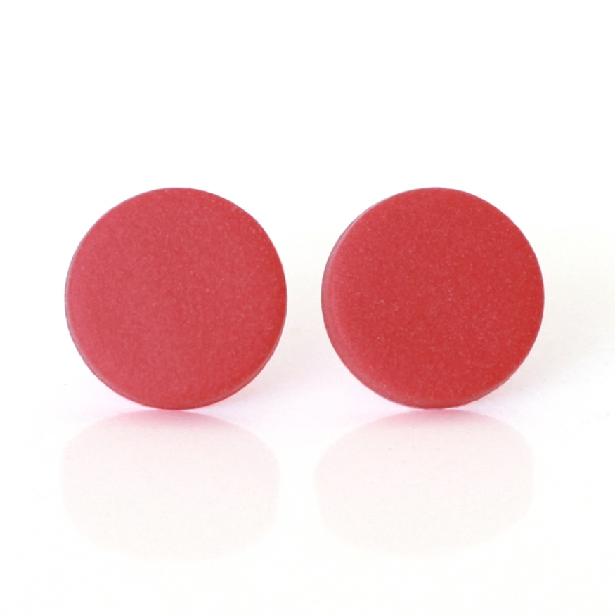 Watermelon clay stud earrings | Nest of Pambula